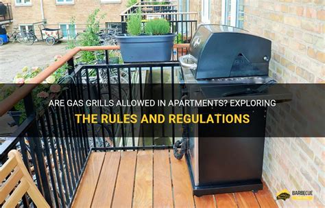 are gas grills allowed in apartments